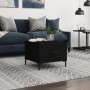 Black plywood coffee table 50x50x40 cm by vidaXL, Coffee table - Ref: Foro24-829398, Price: 41,13 €, Discount: %
