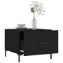 Black plywood coffee table 50x50x40 cm by vidaXL, Coffee table - Ref: Foro24-829398, Price: 41,13 €, Discount: %