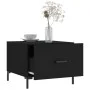 Couchtisch aus schwarzem Sperrholz, 50 x 50 x 40 cm von vidaXL, Couchtisch - Ref: Foro24-829398, Preis: 41,13 €, Rabatt: %