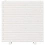 Jardinera madera maciza de pino blanco 70x40x72,5 cm