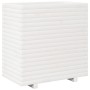 Jardinera madera maciza de pino blanco 70x40x72,5 cm