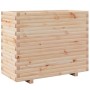Jardinera madera maciza de pino 90x40x72,5 cm