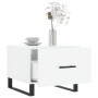 Weiß glänzender Couchtisch aus Holzwerkstoff, 50 x 50 x 40 cm von vidaXL, Couchtisch - Ref: Foro24-829448, Preis: 45,11 €, Ra...