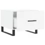 Weiß glänzender Couchtisch aus Holzwerkstoff, 50 x 50 x 40 cm von vidaXL, Couchtisch - Ref: Foro24-829448, Preis: 45,11 €, Ra...