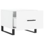 Weiß glänzender Couchtisch aus Holzwerkstoff, 50 x 50 x 40 cm von vidaXL, Couchtisch - Ref: Foro24-829448, Preis: 45,11 €, Ra...