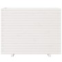 Jardinera madera maciza de pino blanco 90x40x72,5 cm