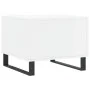 Weiß glänzender Couchtisch aus Holzwerkstoff, 50 x 50 x 40 cm von vidaXL, Couchtisch - Ref: Foro24-829448, Preis: 45,11 €, Ra...