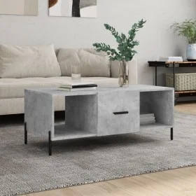 Mesa de centro madera contrachapada gris hormigón 102x50x40 cm de vidaXL, Mesas de centro - Ref: Foro24-829312, Precio: 54,93...