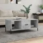 Mesa de centro madera contrachapada gris hormigón 102x50x40 cm de vidaXL, Mesas de centro - Ref: Foro24-829312, Precio: 54,93...