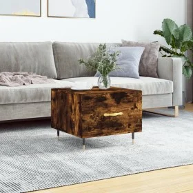 Couchtisch aus geräuchertem Eichensperrholz, 50 x 50 x 40 cm von vidaXL, Couchtisch - Ref: Foro24-829358, Preis: 38,50 €, Rab...