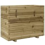 Jardinera madera de pino impregnada 90x40x72,5 cm