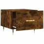 Couchtisch aus geräuchertem Eichensperrholz, 50 x 50 x 40 cm von vidaXL, Couchtisch - Ref: Foro24-829358, Preis: 38,50 €, Rab...