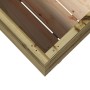 Jardinera madera de pino impregnada 90x40x72,5 cm