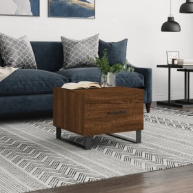 Couchtisch aus braunem Eichensperrholz, 50 x 50 x 40 cm von vidaXL, Couchtisch - Ref: Foro24-829458, Preis: 46,48 €, Rabatt: %