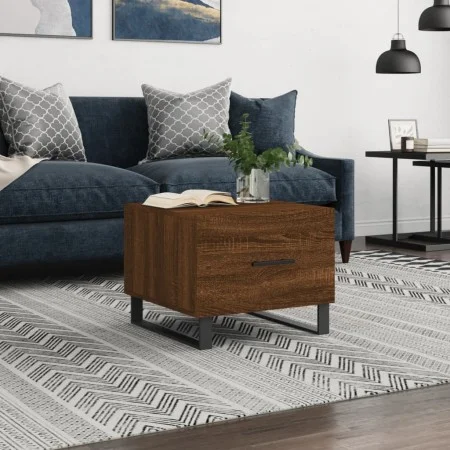 Couchtisch aus braunem Eichensperrholz, 50 x 50 x 40 cm von vidaXL, Couchtisch - Ref: Foro24-829458, Preis: 46,27 €, Rabatt: %