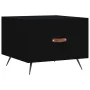 Black engineered wood coffee table 50x50x40 cm by vidaXL, Coffee table - Ref: Foro24-829334, Price: 41,21 €, Discount: %