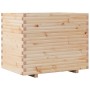 Jardinera madera maciza de pino 90x60x72,5 cm