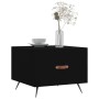 Black engineered wood coffee table 50x50x40 cm by vidaXL, Coffee table - Ref: Foro24-829334, Price: 41,61 €, Discount: %