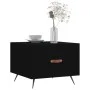 Black engineered wood coffee table 50x50x40 cm by vidaXL, Coffee table - Ref: Foro24-829334, Price: 41,21 €, Discount: %