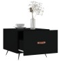 Black engineered wood coffee table 50x50x40 cm by vidaXL, Coffee table - Ref: Foro24-829334, Price: 41,61 €, Discount: %
