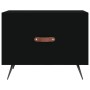 Black engineered wood coffee table 50x50x40 cm by vidaXL, Coffee table - Ref: Foro24-829334, Price: 41,61 €, Discount: %