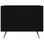 Black engineered wood coffee table 50x50x40 cm by vidaXL, Coffee table - Ref: Foro24-829334, Price: 41,61 €, Discount: %