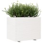 Jardinera madera maciza de pino blanco 90x60x72,5 cm