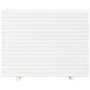 Jardinera madera maciza de pino blanco 90x60x72,5 cm