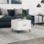 Couchtisch aus weißem Holzwerkstoff 50x50x40 cm von vidaXL, Couchtisch - Ref: Foro24-829428, Preis: 41,77 €, Rabatt: %