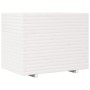 Jardinera madera maciza de pino blanco 90x60x72,5 cm