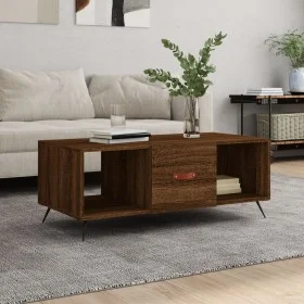 Couchtisch aus braunem Eichensperrholz, 102 x 50 x 40 cm von vidaXL, Couchtisch - Ref: Foro24-829275, Preis: 48,94 €, Rabatt: %
