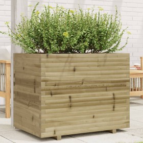 Jardinera madera de pino impregnada 90x60x72,5 cm