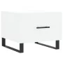 Weißer Couchtisch aus Holzwerkstoff, 50 x 50 x 40 cm von vidaXL, Couchtisch - Ref: Foro24-829444, Preis: 45,15 €, Rabatt: %
