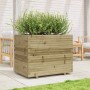 Jardinera madera de pino impregnada 90x60x72,5 cm