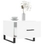 Weißer Couchtisch aus Holzwerkstoff, 50 x 50 x 40 cm von vidaXL, Couchtisch - Ref: Foro24-829444, Preis: 45,56 €, Rabatt: %
