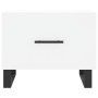 Weißer Couchtisch aus Holzwerkstoff, 50 x 50 x 40 cm von vidaXL, Couchtisch - Ref: Foro24-829444, Preis: 45,56 €, Rabatt: %
