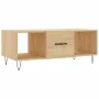 Mesa de centro madera contrachapada roble Sonoma 102x50x40 cm de vidaXL, Mesas de centro - Ref: Foro24-829295, Precio: 46,36 ...