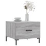 Mesa de centro madera contrachapada gris Sonoma 50x50x40 cm de vidaXL, Mesas de centro - Ref: Foro24-829408, Precio: 41,59 €,...