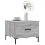 Mesa de centro madera contrachapada gris Sonoma 50x50x40 cm de vidaXL, Mesas de centro - Ref: Foro24-829408, Precio: 41,21 €,...