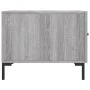 Mesa de centro madera contrachapada gris Sonoma 50x50x40 cm de vidaXL, Mesas de centro - Ref: Foro24-829408, Precio: 41,21 €,...