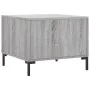 Mesa de centro madera contrachapada gris Sonoma 50x50x40 cm de vidaXL, Mesas de centro - Ref: Foro24-829408, Precio: 41,21 €,...