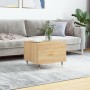 Mesa de centro madera contrachapada roble Sonoma 50x50x40 cm de vidaXL, Mesas de centro - Ref: Foro24-829354, Precio: 39,00 €...