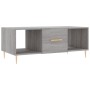 Sonoma gray plywood coffee table 102x50x40 cm by vidaXL, Coffee table - Ref: Foro24-829290, Price: 48,62 €, Discount: %