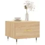 Mesa de centro madera contrachapada roble Sonoma 50x50x40 cm de vidaXL, Mesas de centro - Ref: Foro24-829354, Precio: 38,70 €...