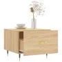 Mesa de centro madera contrachapada roble Sonoma 50x50x40 cm de vidaXL, Mesas de centro - Ref: Foro24-829354, Precio: 38,70 €...