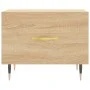Mesa de centro madera contrachapada roble Sonoma 50x50x40 cm de vidaXL, Mesas de centro - Ref: Foro24-829354, Precio: 38,70 €...