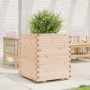 Jardinera madera maciza de pino 60x60x72 cm