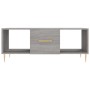 Sonoma gray plywood coffee table 102x50x40 cm by vidaXL, Coffee table - Ref: Foro24-829290, Price: 48,62 €, Discount: %