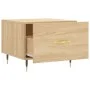 Mesa de centro madera contrachapada roble Sonoma 50x50x40 cm de vidaXL, Mesas de centro - Ref: Foro24-829354, Precio: 38,70 €...