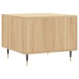 Mesa de centro madera contrachapada roble Sonoma 50x50x40 cm de vidaXL, Mesas de centro - Ref: Foro24-829354, Precio: 39,00 €...